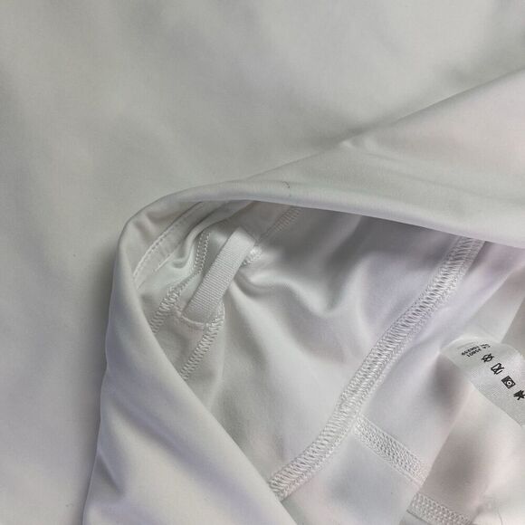 Lululemon Asymmetrical Layered High Rise Skort size 8 White Tennis Pickleball - Picture 14 of 14